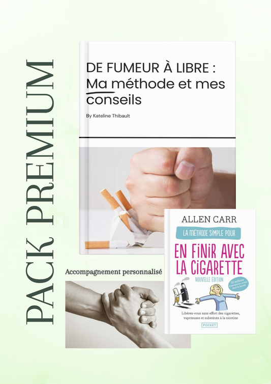 Pack Premium - De fumeur à libre (eBook + livre + accompagnement personnalisé)
