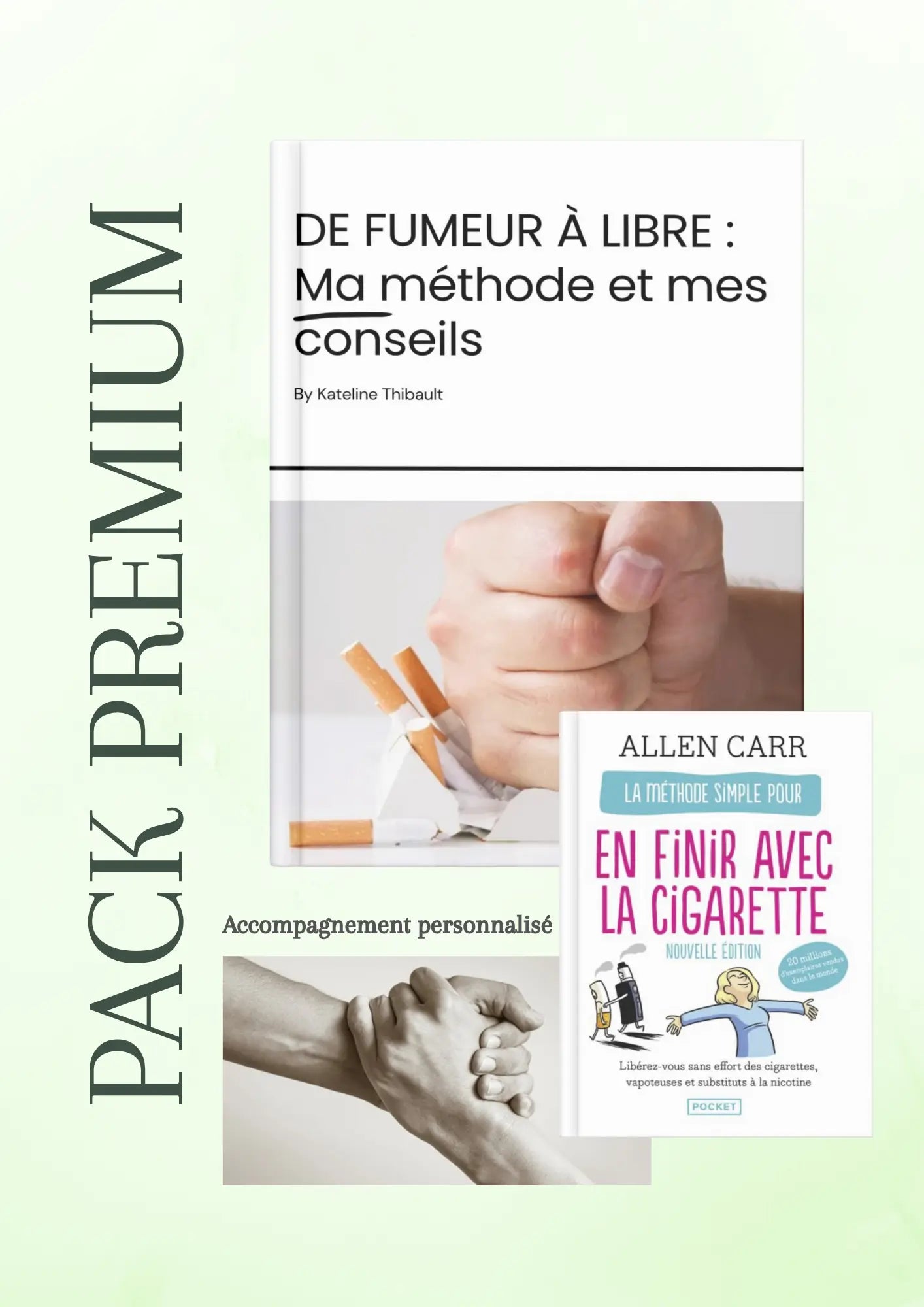 Pack Premium - De fumeur à libre (eBook + livre + accompagnement personnalisé) Defumeuràlibre